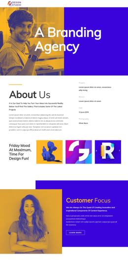 Branding Agency For Startup Test Text Works