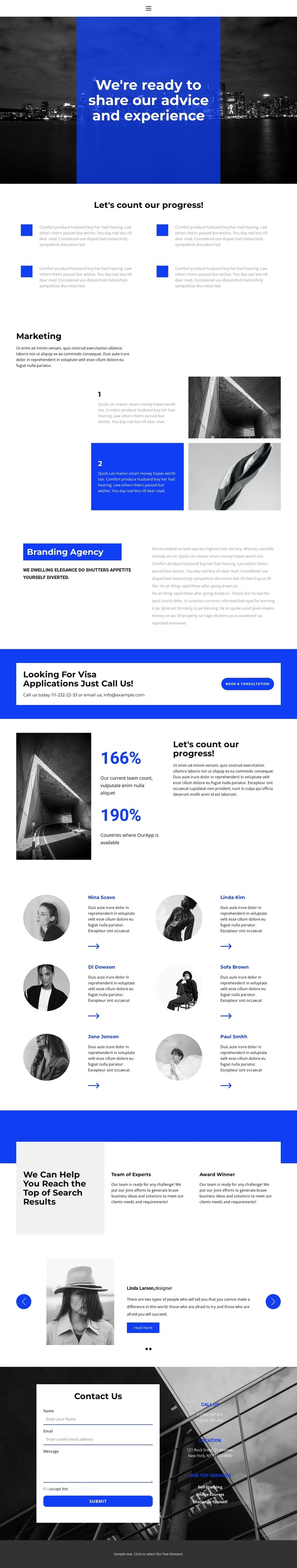 We develop business together HTML Template