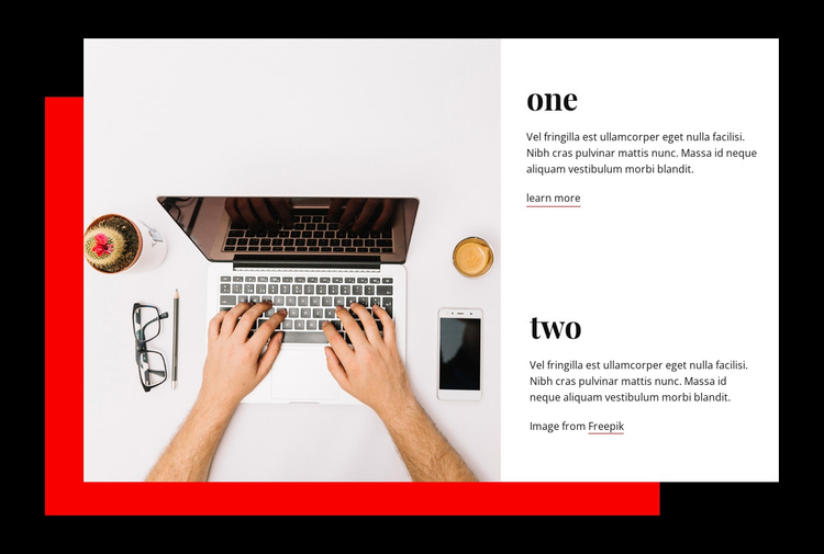 Innovate, ignite, inspire One Page Template
