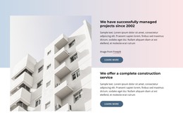 Architecture and creativity CSS Template