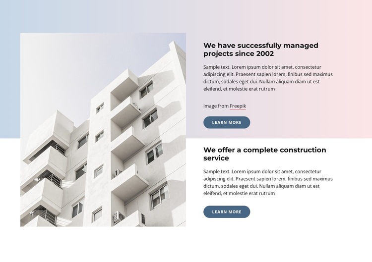 Architecture and creativity HTML5 Template