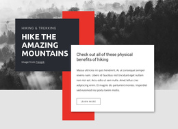 Hike The Amazing Mountains Free Website Builder