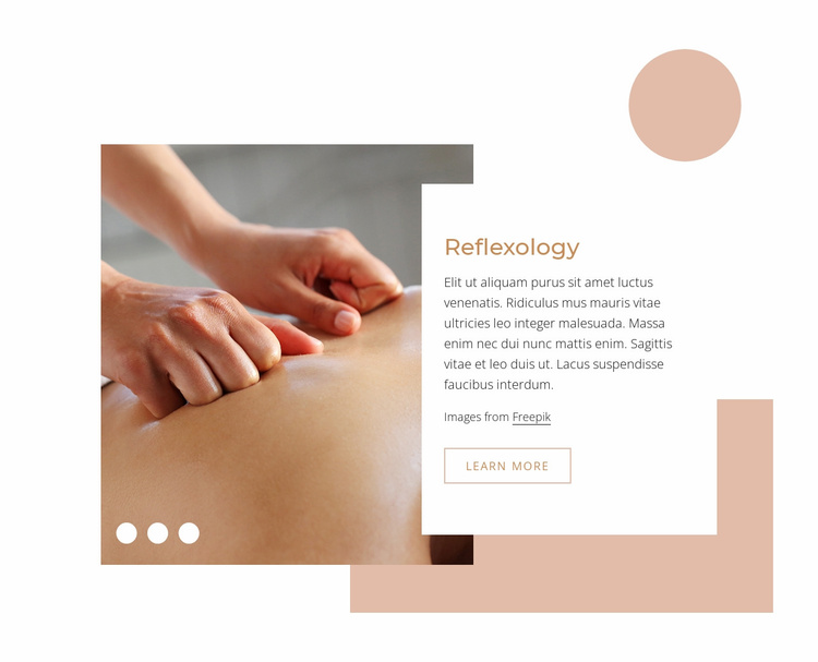 Reflexogy massage therapy Website Template