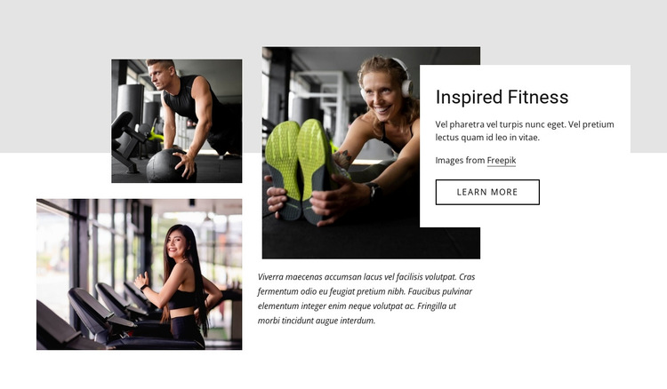 Inspired fitness HTML5 Template