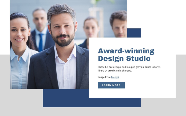 Award winning design studio Website Builder Software