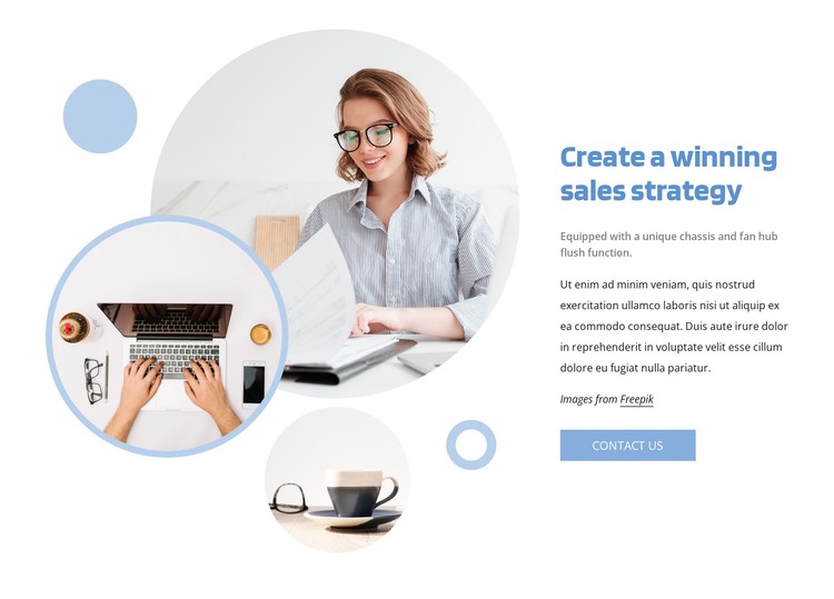 Winning sales strategy Static Site Generator