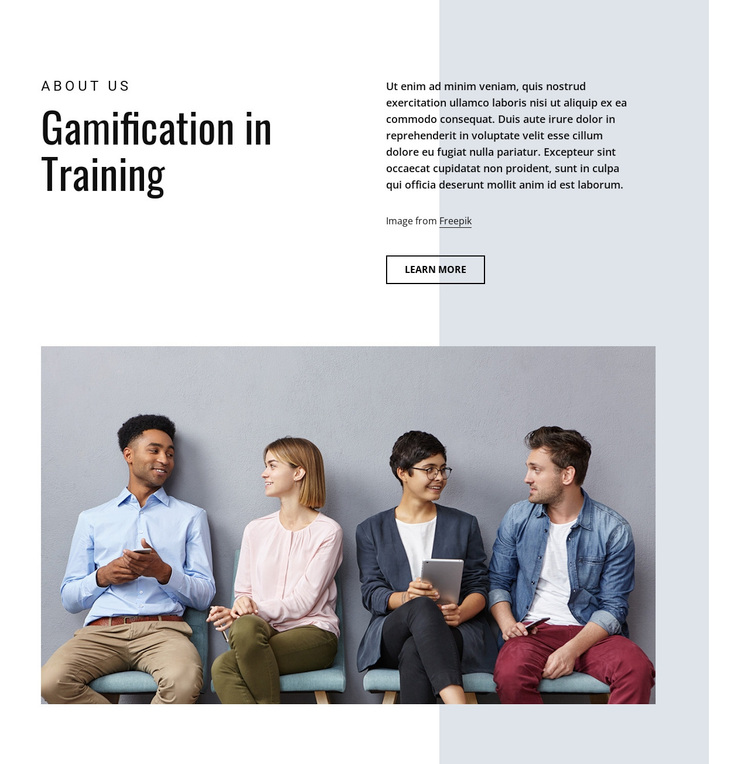 Gamification in business training Template