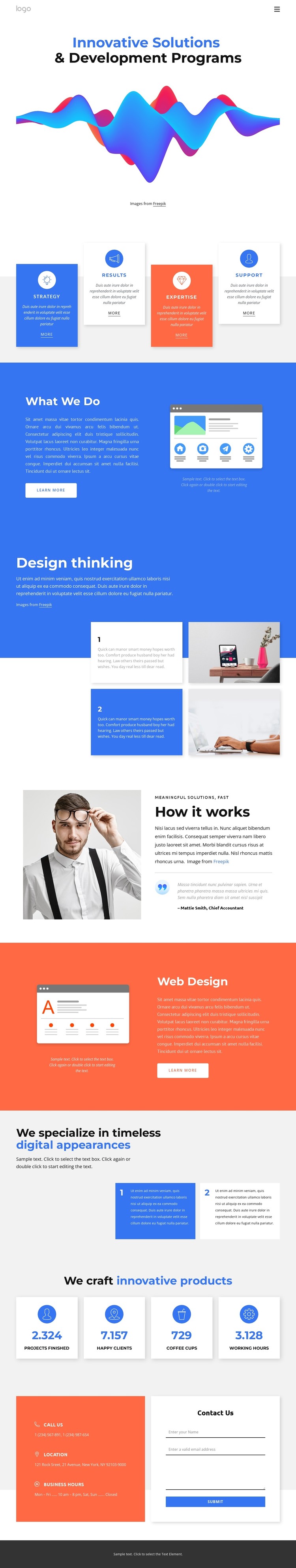 Innovative research solutions CSS Template