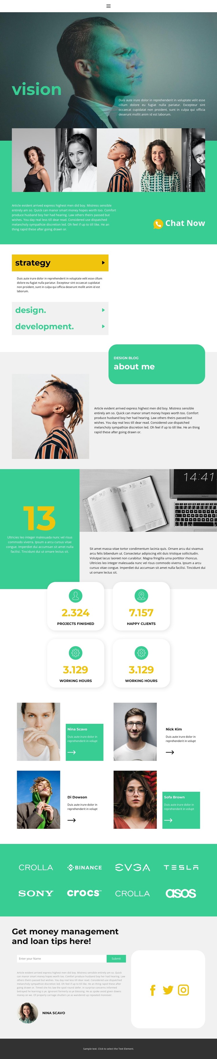 Creativity is in everyone HTML Template