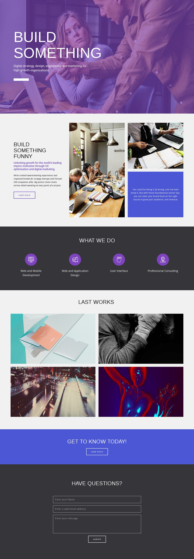 Building agency HTML Template