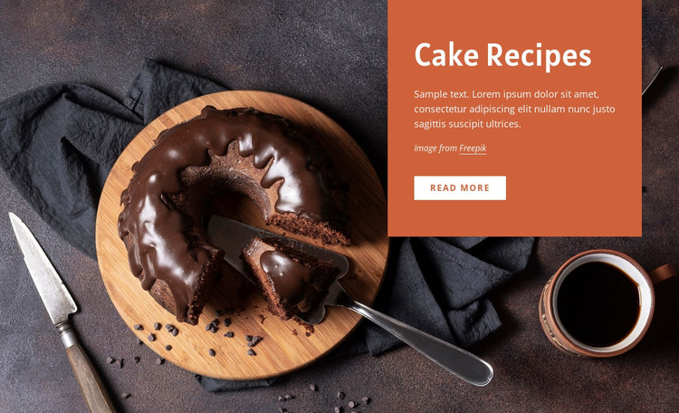 cake-recipes-html-template