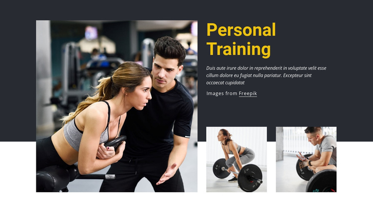 Crush all your fitness goals Joomla Template