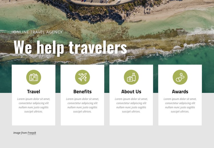 Plan a vacation with us CSS Template