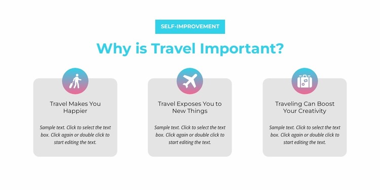 Why is travel important WordPress Website Builder