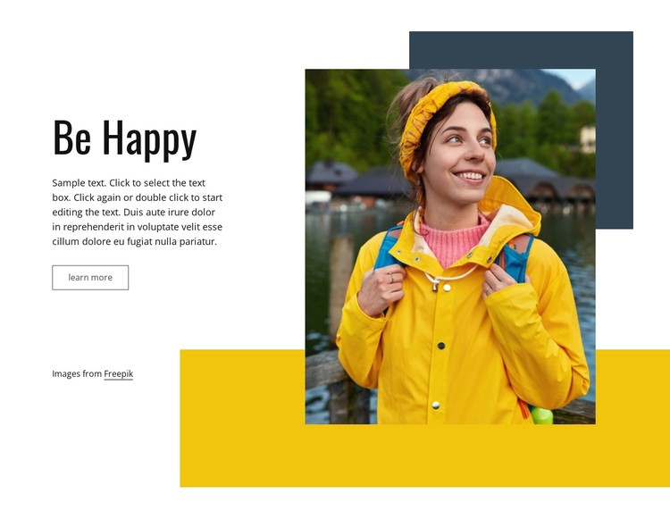 Travel makes us happy CSS Template