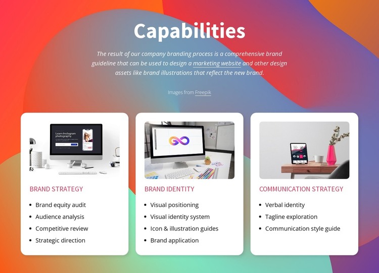 Creative marketing  and banding agency HTML Template