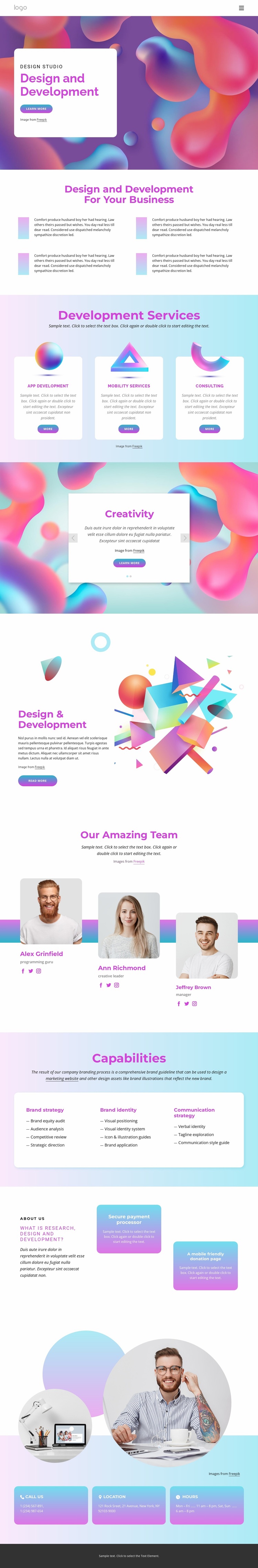 Effective design processes Website Design