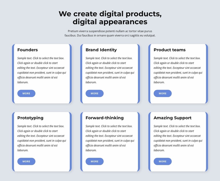 We create digital products Website Design