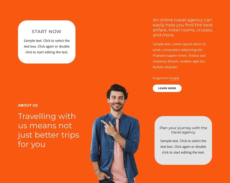 Travel company HTML Template