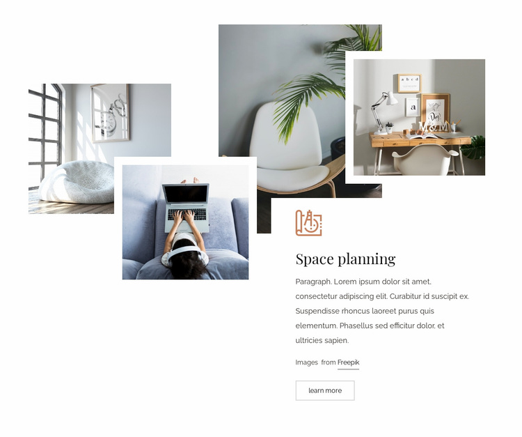 Functional space planning Website Design