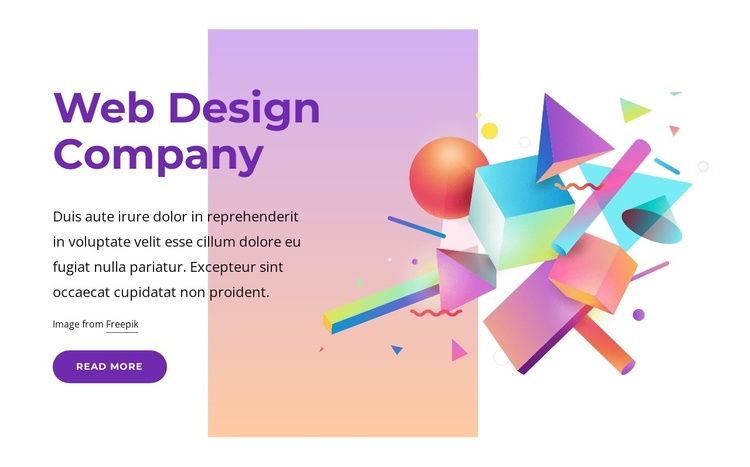 Elegant web design Joomla Template