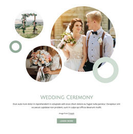 wedding website css templates free