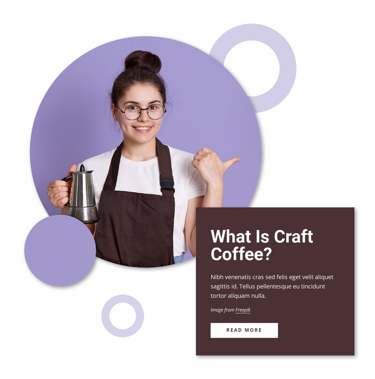 Craft Coffee Website Design