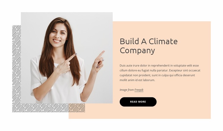 Climate company WordPress Website Builder