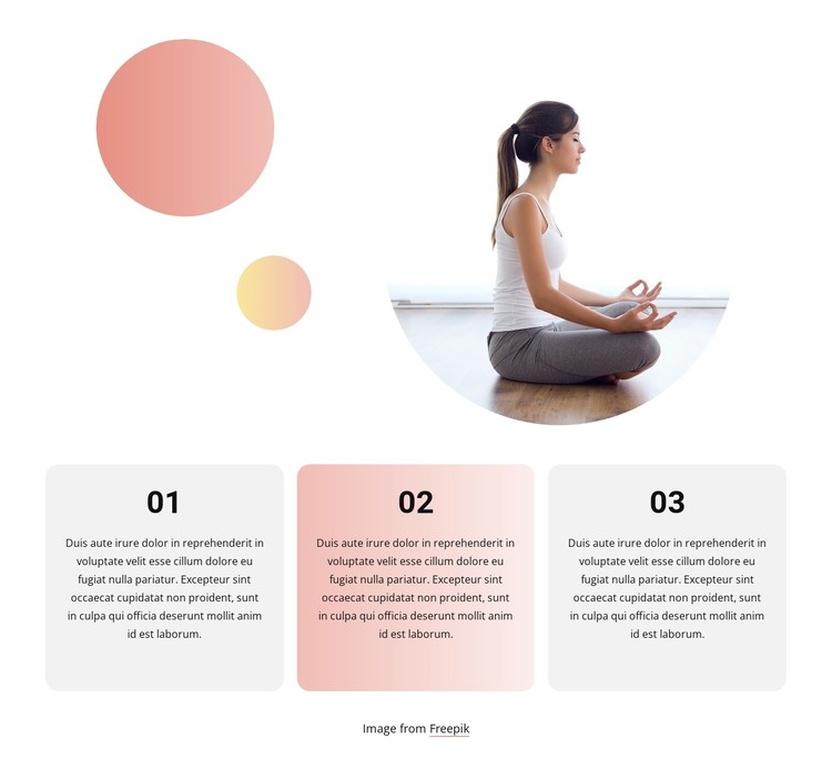 Mental clarity and calmness CSS Template