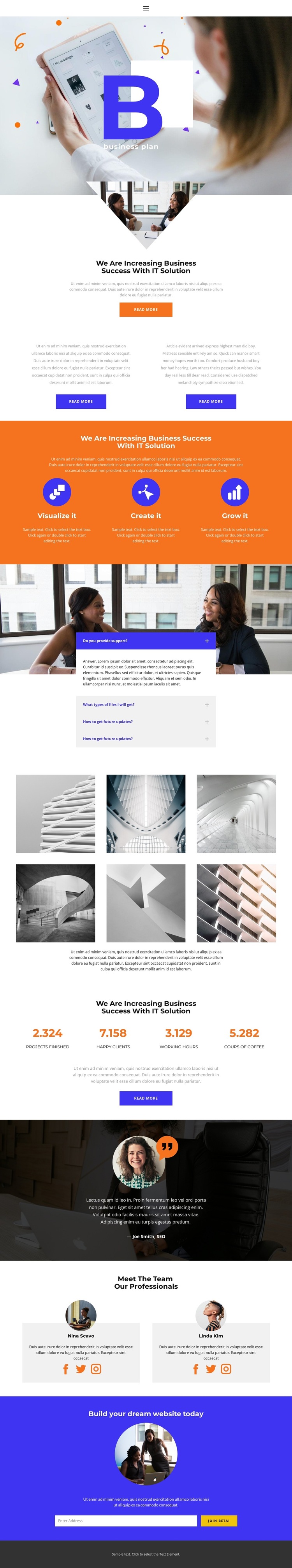 Project Management Consulting HTML5 Template