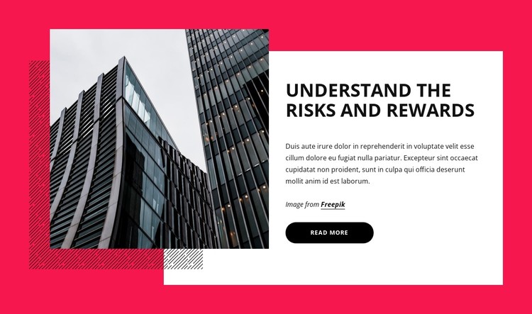 Types of business risks CSS Template