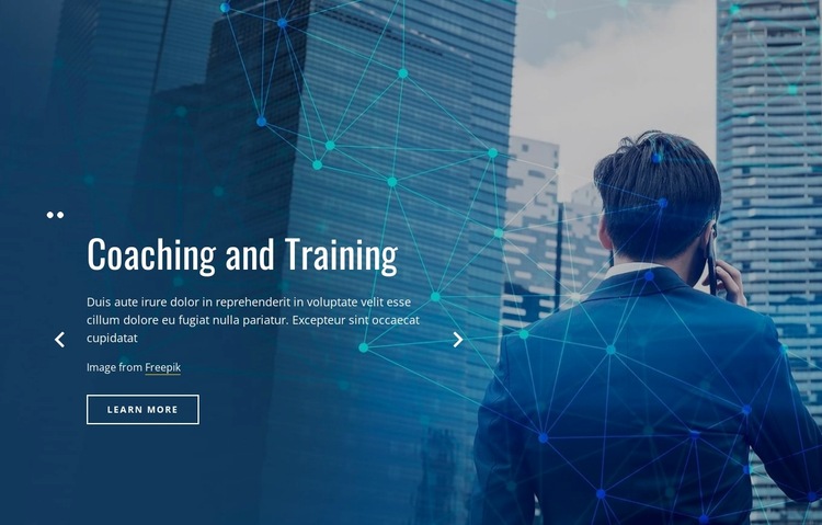 Coaching and training Website Builder Templates