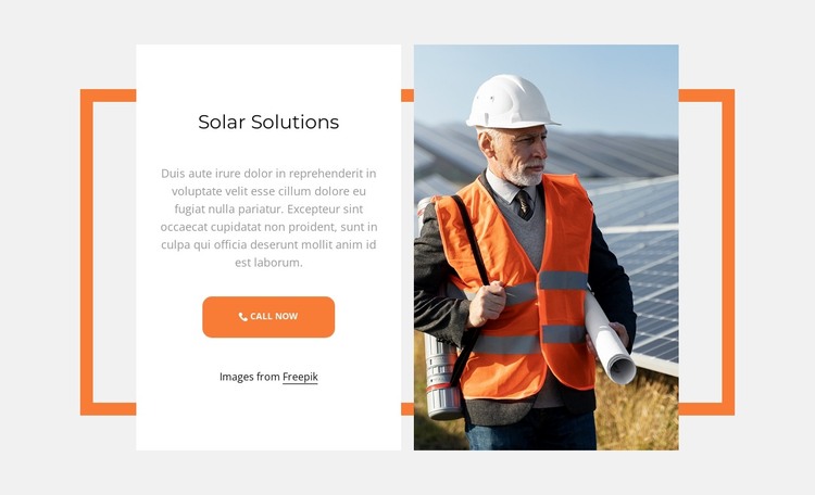 Solar solutions HTML Template