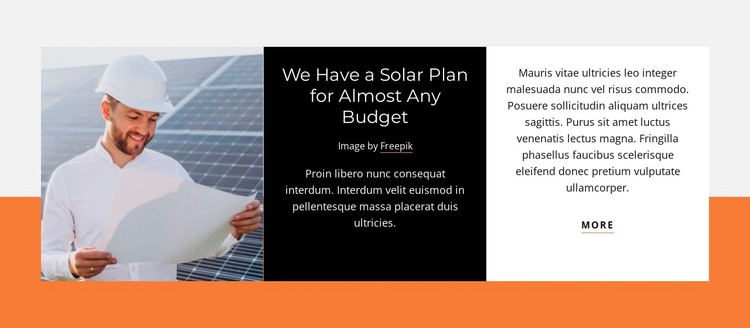 Solar energy systems HTML Template