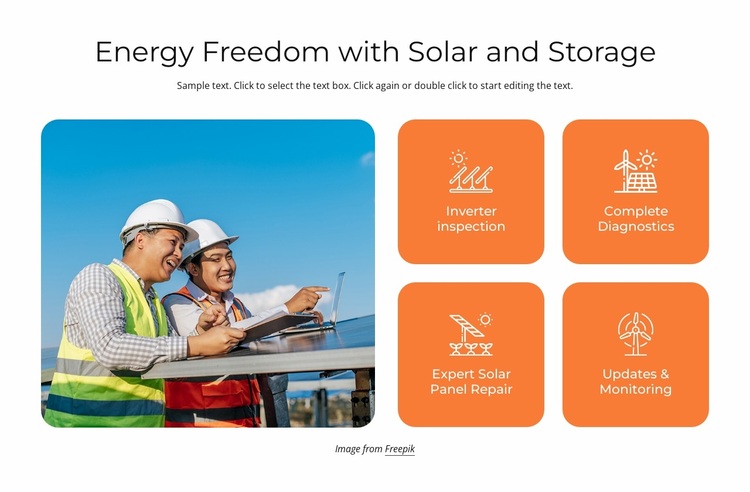 Energy freedom Website Design