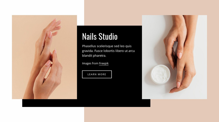 Download Manicure Pedicure And More Website Mockup