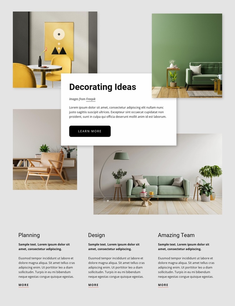 New Interior Design Ideas Website Template - Sample Of Home Decorating Ideas