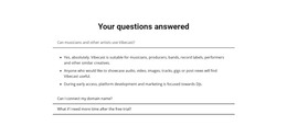 Your Questions Answered WordPress Theme