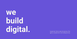 Text Website Templates