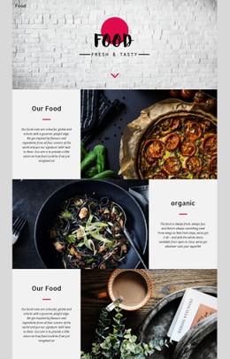 260 Food & Restaurant CSS Templates