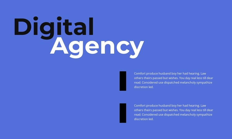 Work digital agency Website Design