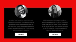 Biography HTML Templates