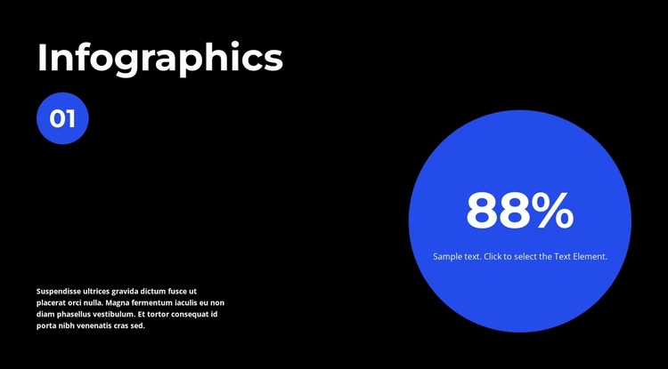 Infographics Website Design