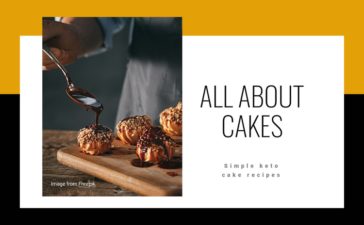 All about cakes Website Builder Software