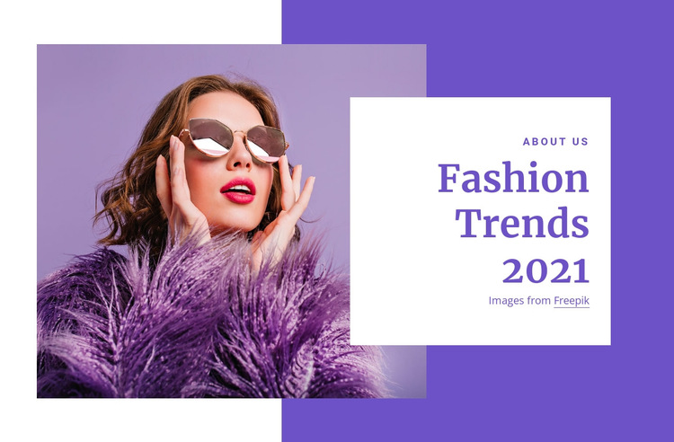Shopping guides and fashion trends HTML5 Template