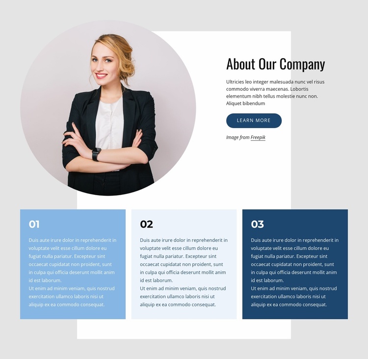 The leading consulting firm Website Template
