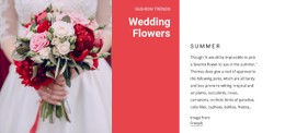 Fresh flowers for celebrations CSS Template