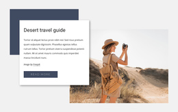 Desert Travel Guide Multiple Question Type