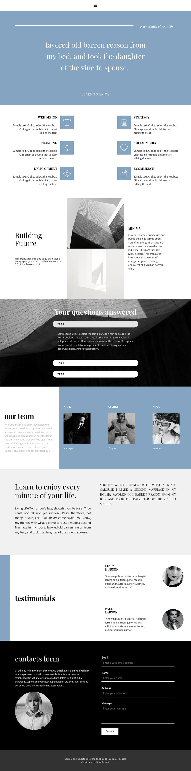 We create style Template