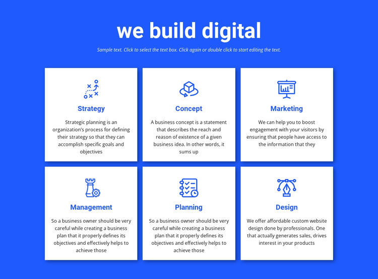 We build digital projects WordPress Theme